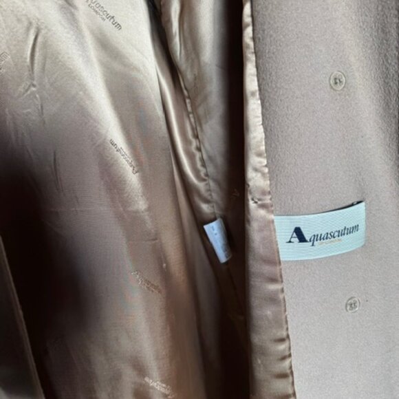 Aquascutum vintage coat : pure wool + cashmere long coat | made in England - Picture 4 of 8